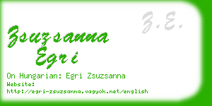 zsuzsanna egri business card